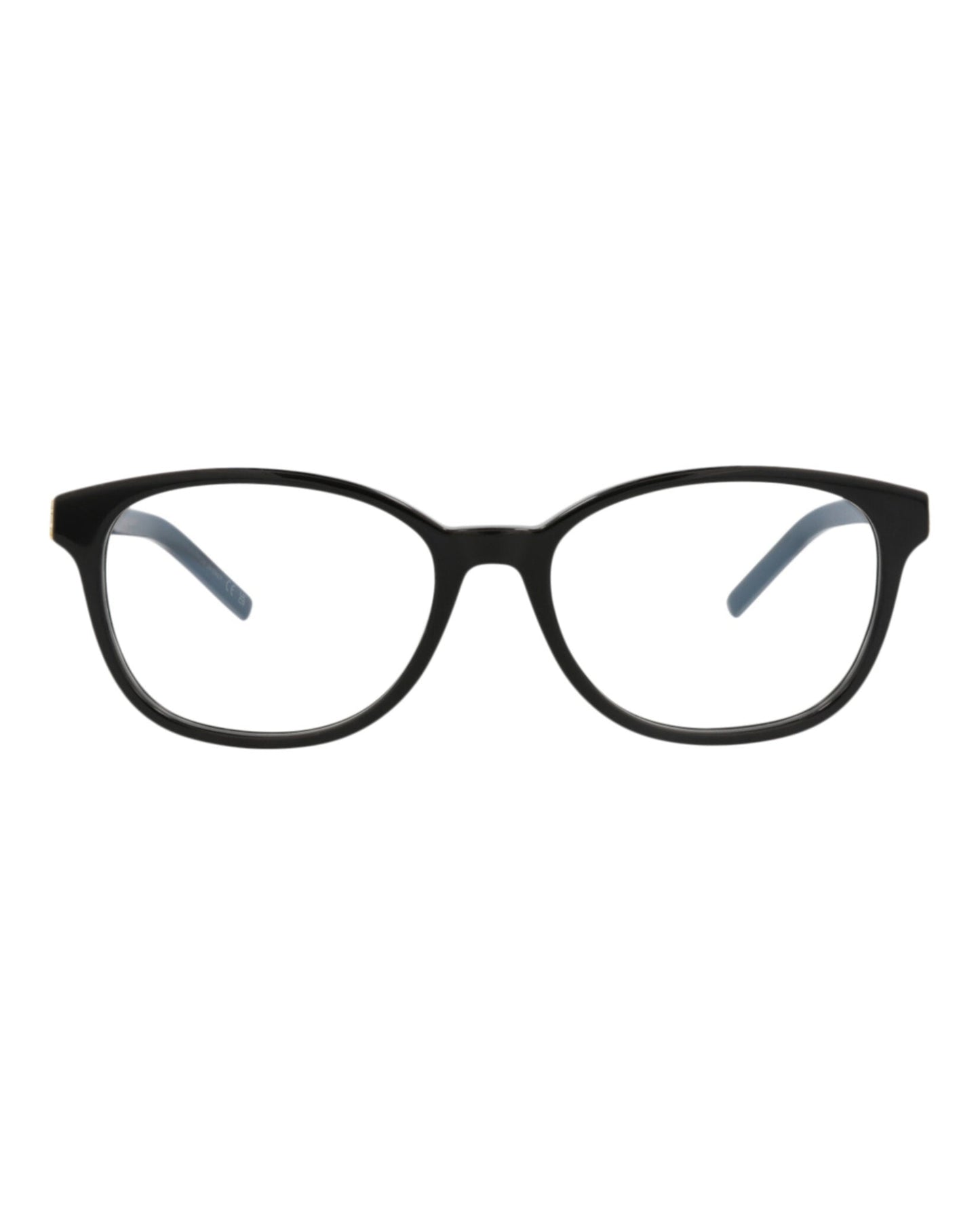 Saint Laurent Womens Cat Eye Black Black Transparent Fashion Designer Eyewear