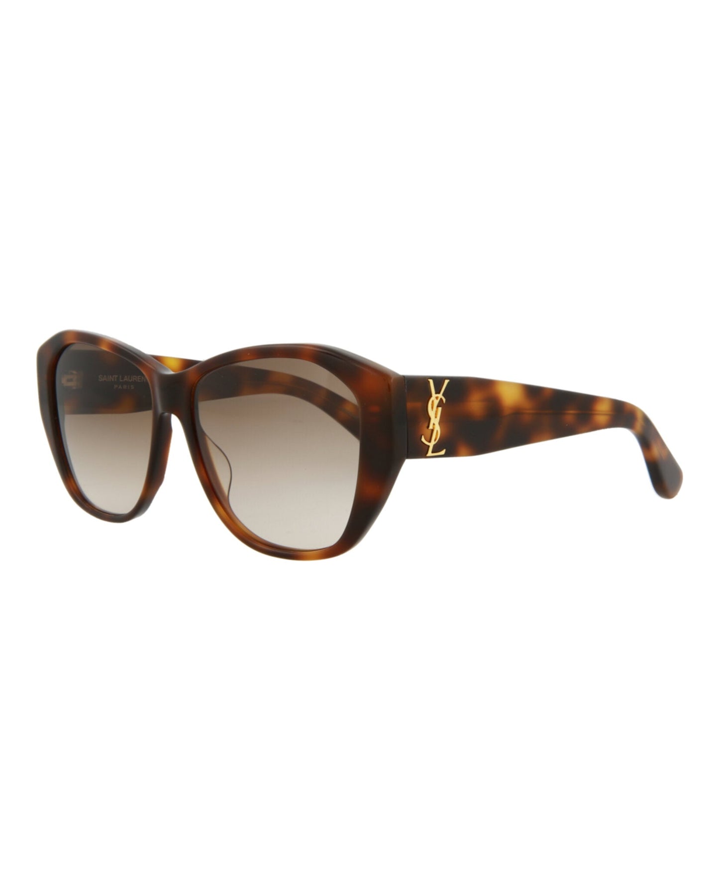 Saint Laurent Womens Round/Oval Avana Avana Brown Fashion Designer Eyewear
