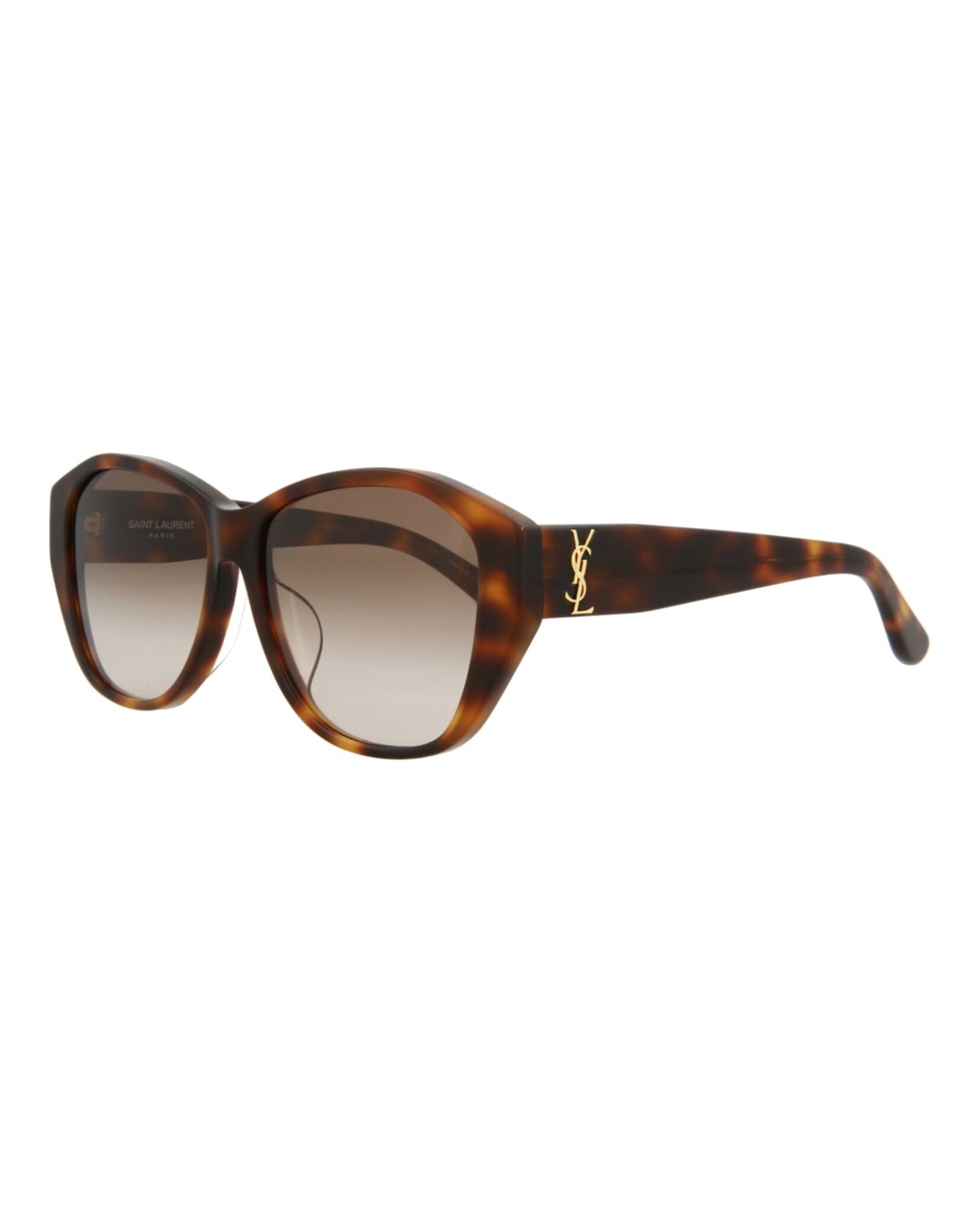 Saint Laurent Womens Round/Oval Avana Avana Brown Fashion Designer Eyewear