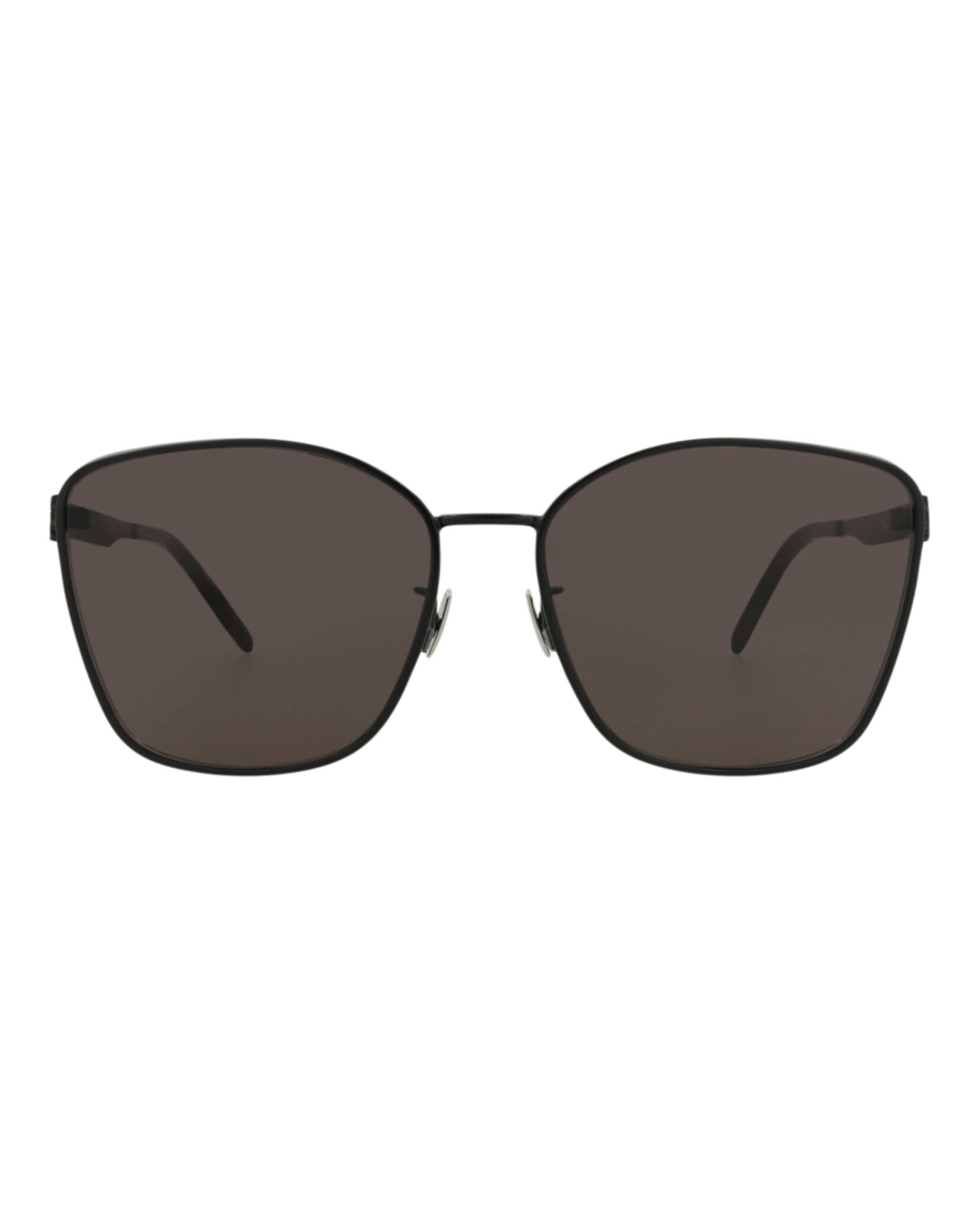 Saint Laurent Womens Cat Eye Black Black Black Fashion Designer Eyewear