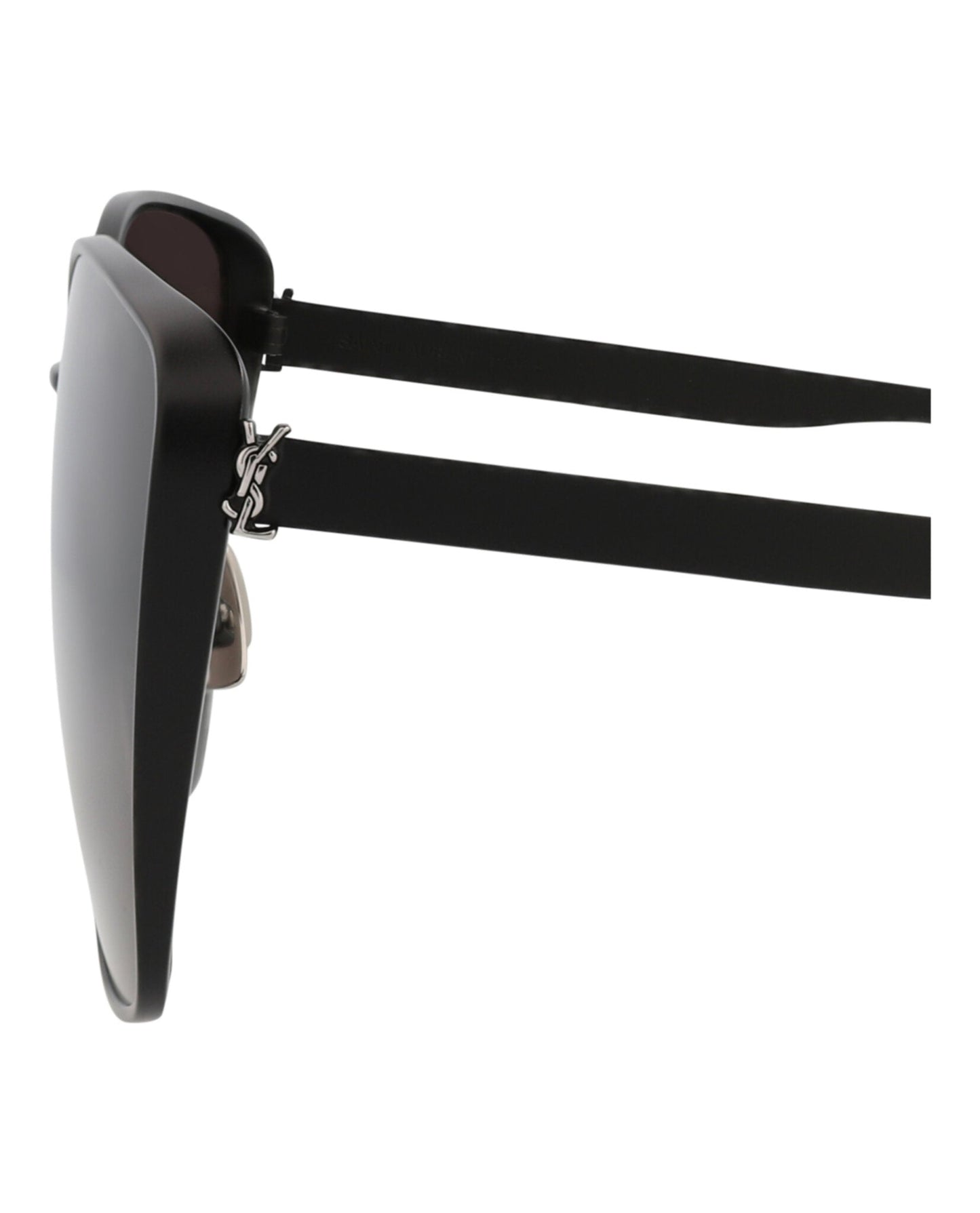 Saint Laurent Womens Cat Eye Black Black Black Fashion Designer Eyewear