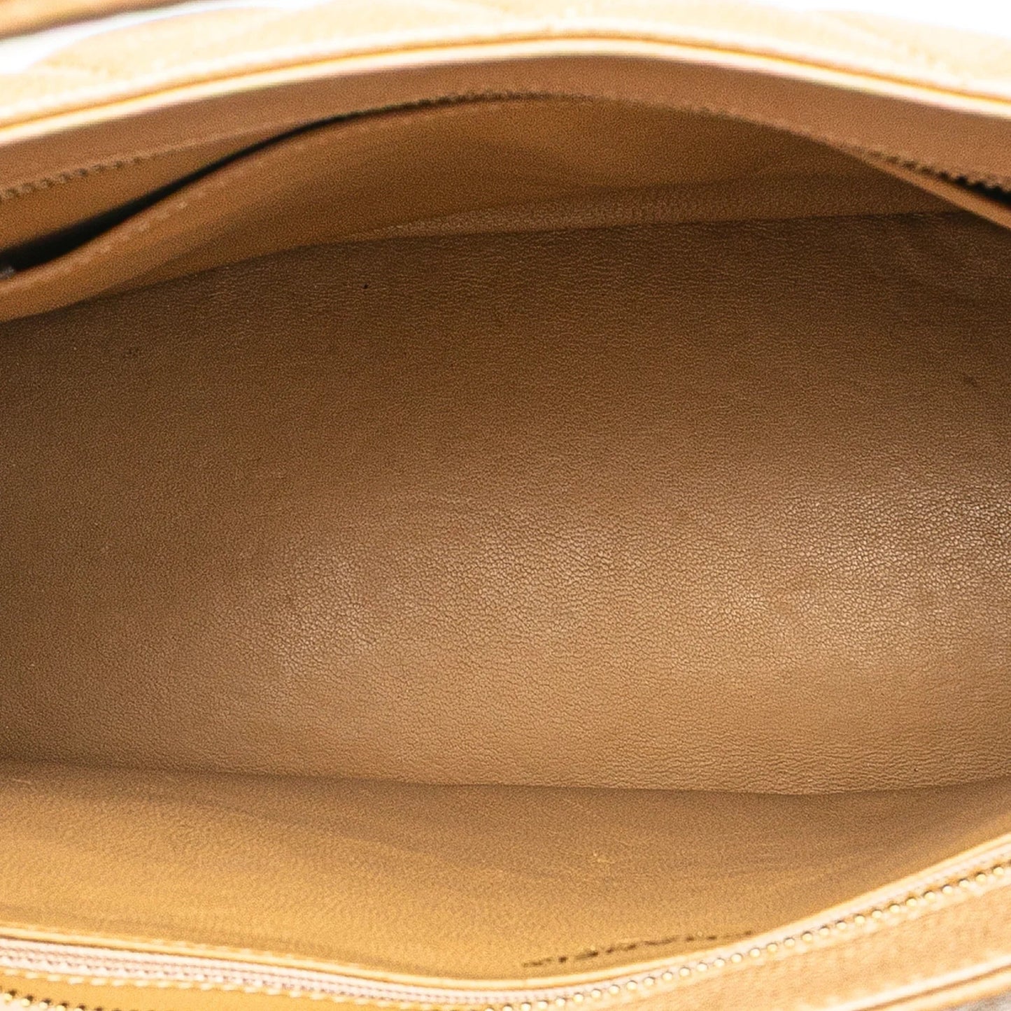 Tan Chanel Caviar Medallion Tote