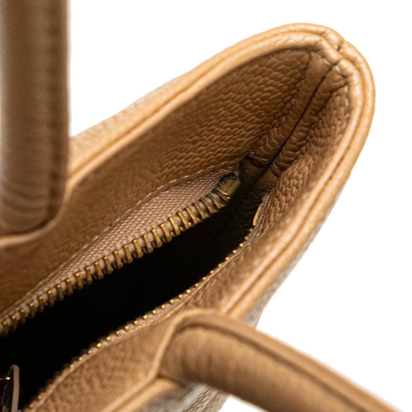 Tan Chanel Caviar Medallion Tote