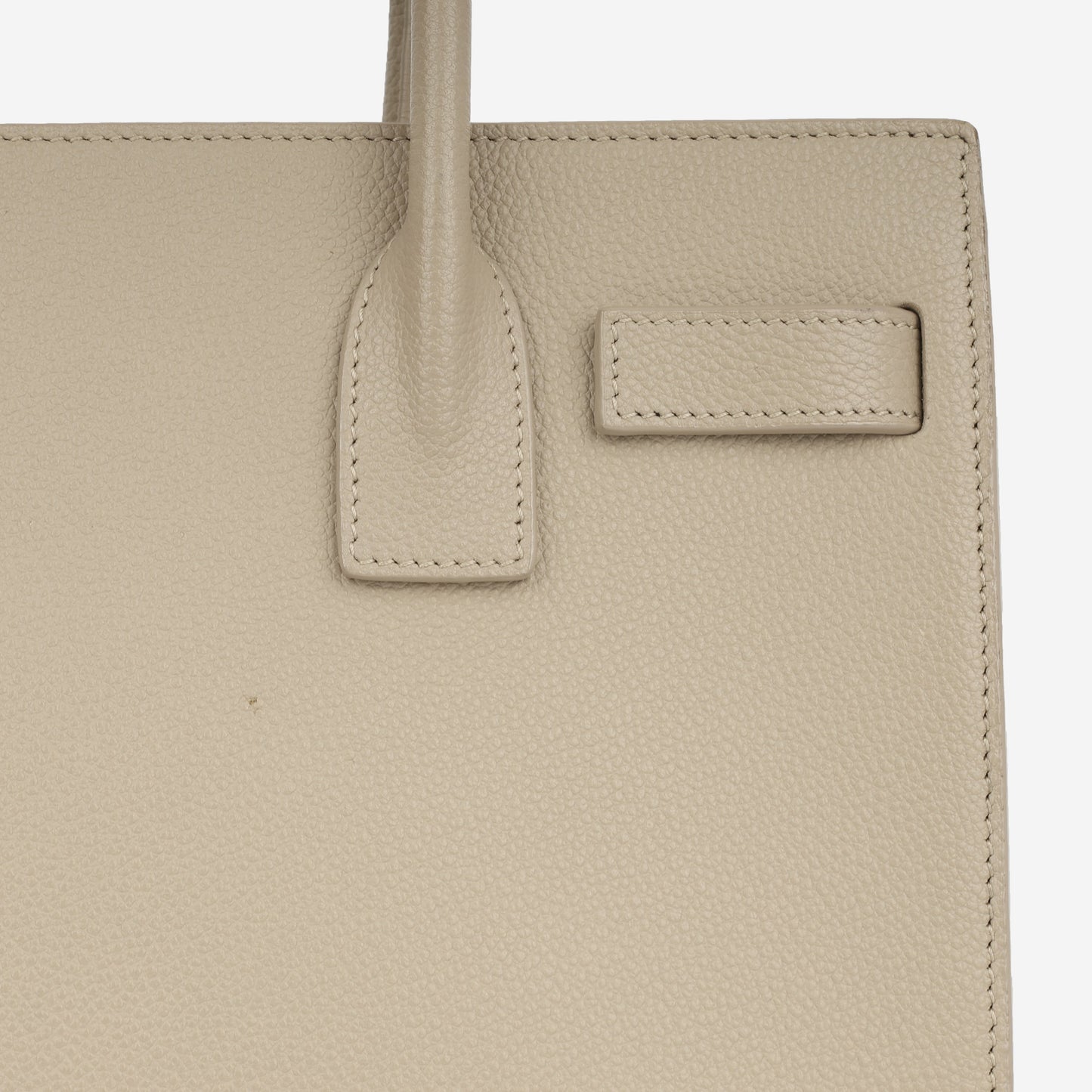 Saint Laurent Baby Sac de Jour - Beige Grained | Gold Hardware
