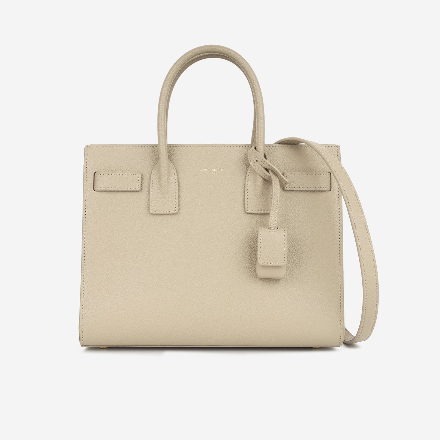 Saint Laurent Baby Sac de Jour - Beige Grained | Gold Hardware