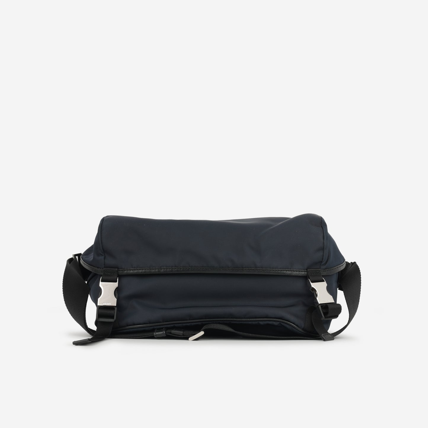 Prada - Re-Nylon Crossbody Bag - Navy Nylon / Saffiano Leather SHW -