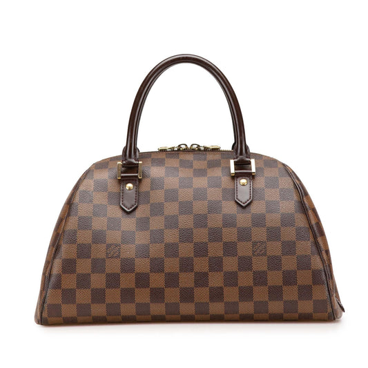 Brown Louis Vuitton Damier Ebene Ribera MM Handbag