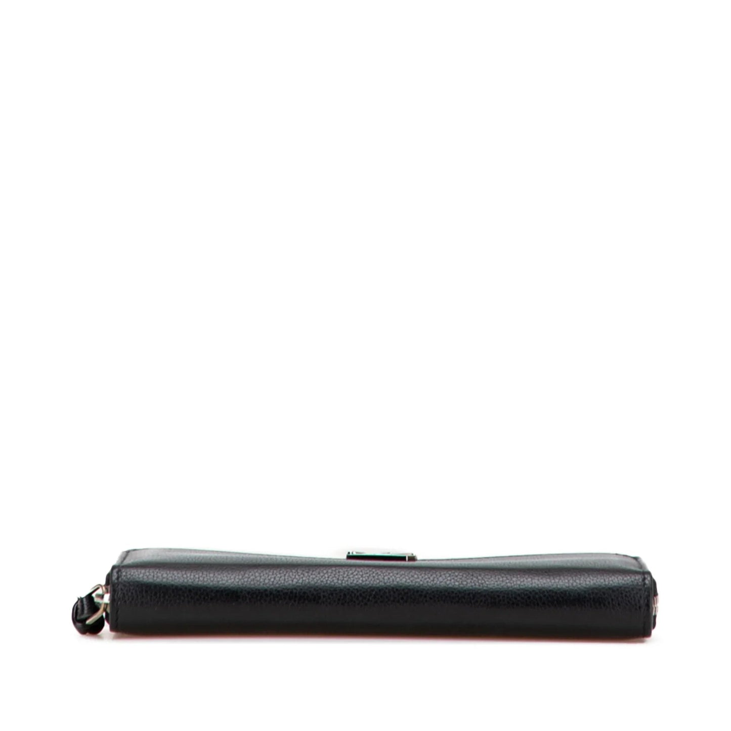 Black Louis Vuitton Leather Lockme Zippy Wallet