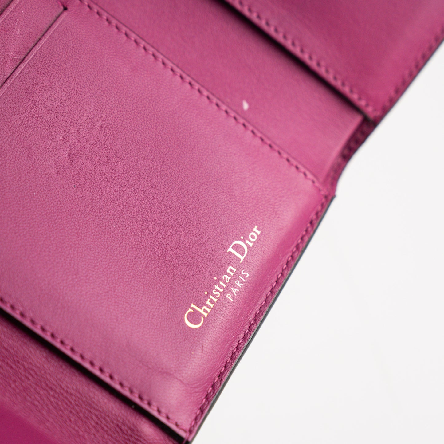 Dior Compact Wallet Black