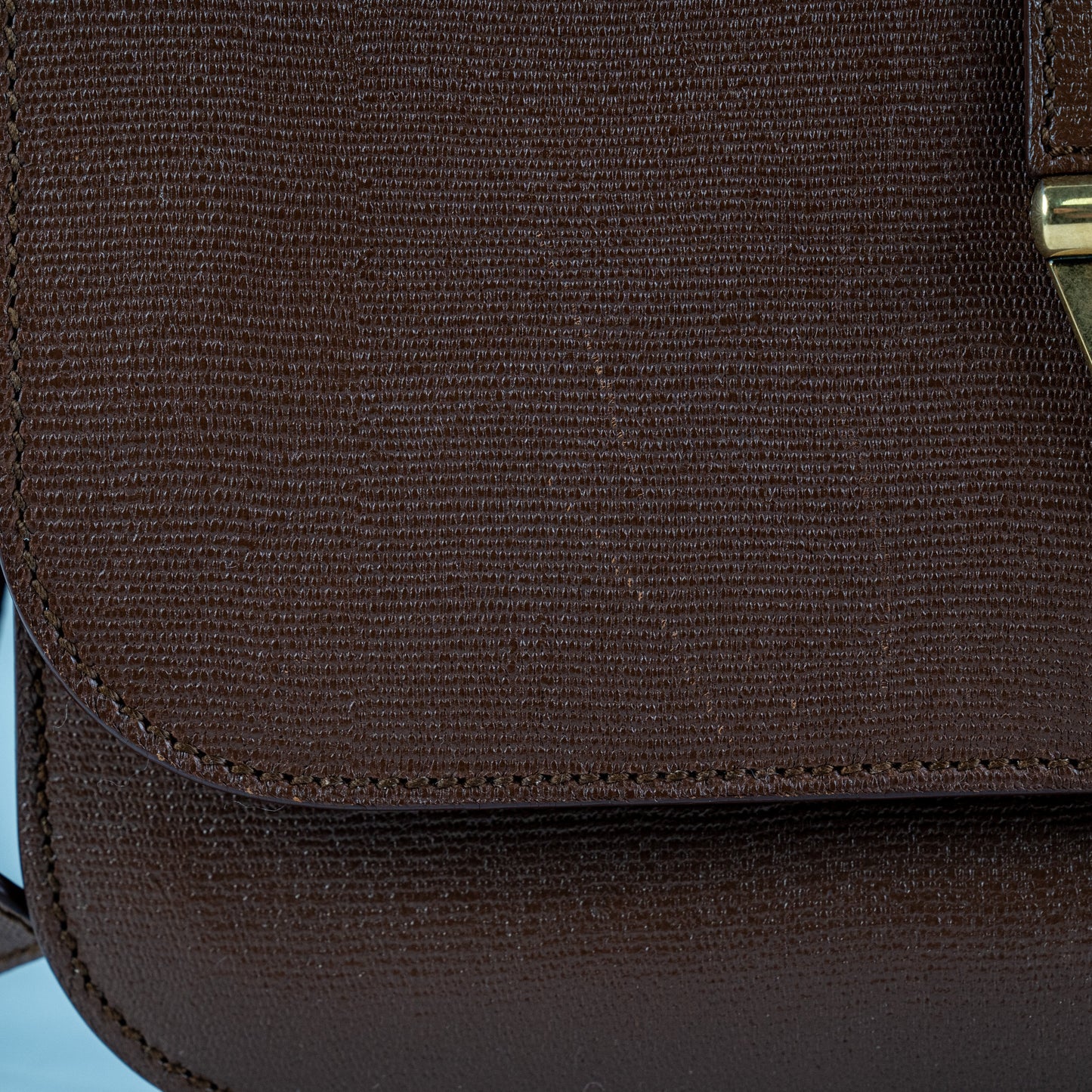 Saint Laurent Chyc Medium Crossbody Bag Brown