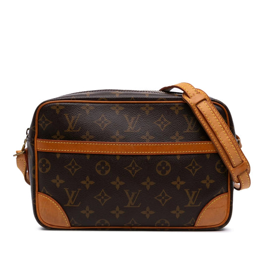 Brown Louis Vuitton Monogram Trocadero 27 Crossbody Bag