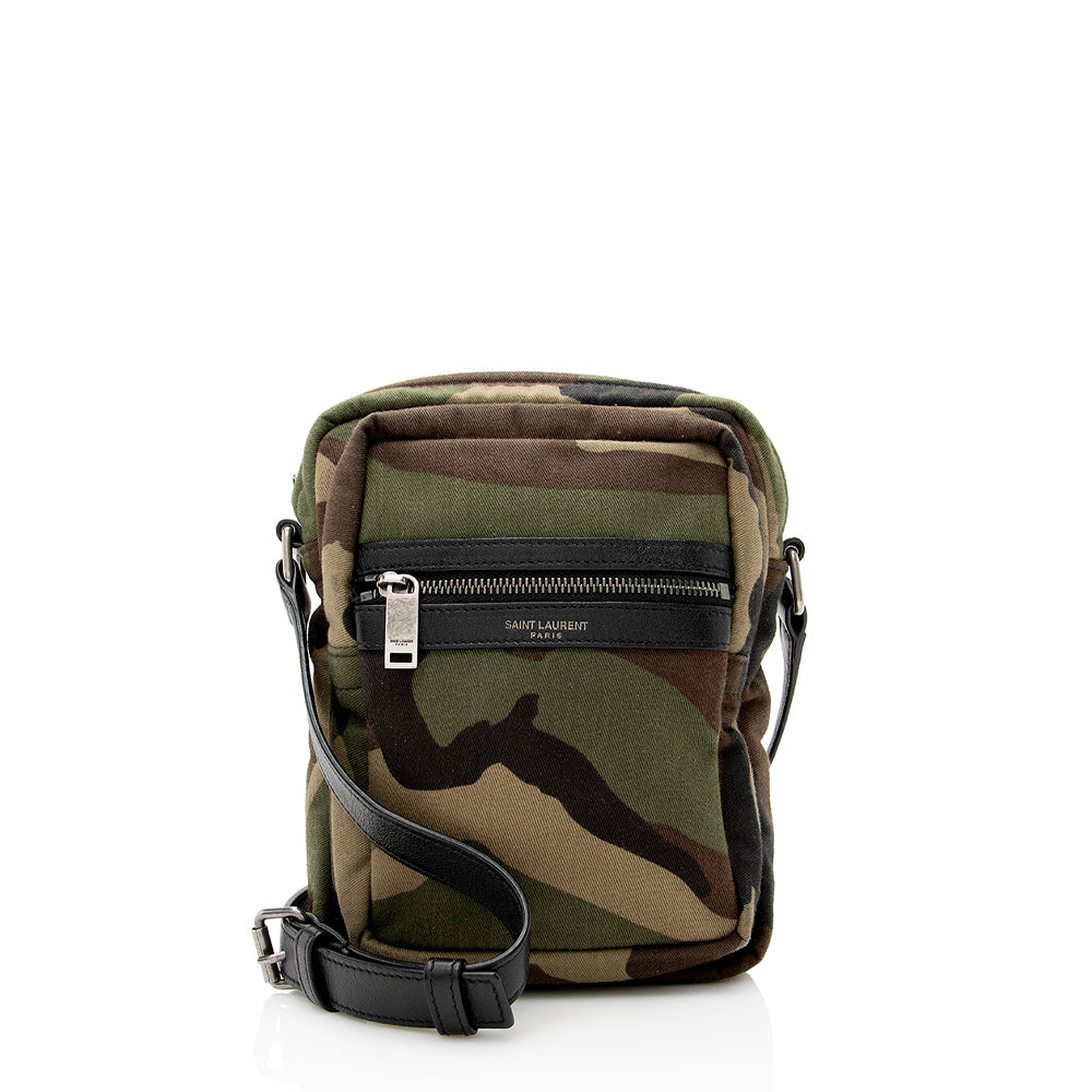 Saint Laurent Canvas Brad Pouch Bag 20596
