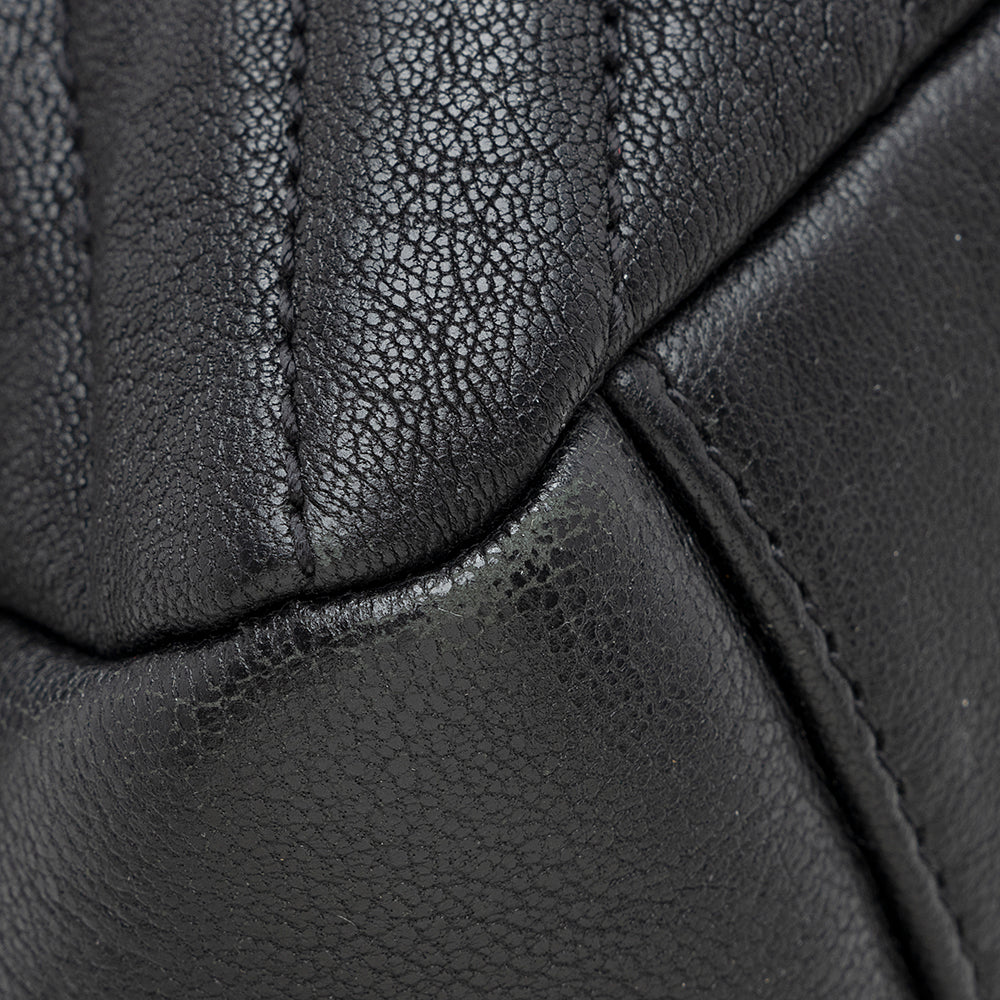 Saint Laurent Matelasse Calfskin Classic Monogram College Large Shoulder Bag 21810