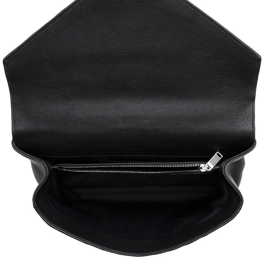 Saint Laurent Matelasse Calfskin Classic Monogram College Large Shoulder Bag 21810