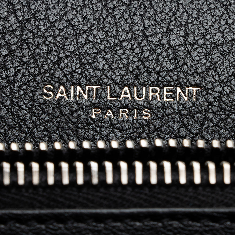 Saint Laurent Matelasse Calfskin Classic Monogram College Large Shoulder Bag 21810