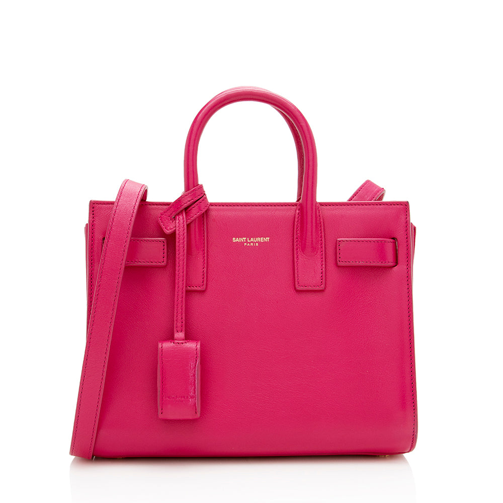 Saint Laurent Calfskin Classic Sac de Jour Nano Tote 13585