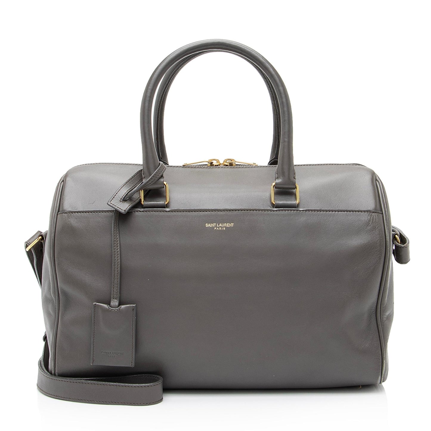 Saint Laurent Calfskin Duffle 6 Satchel 23052