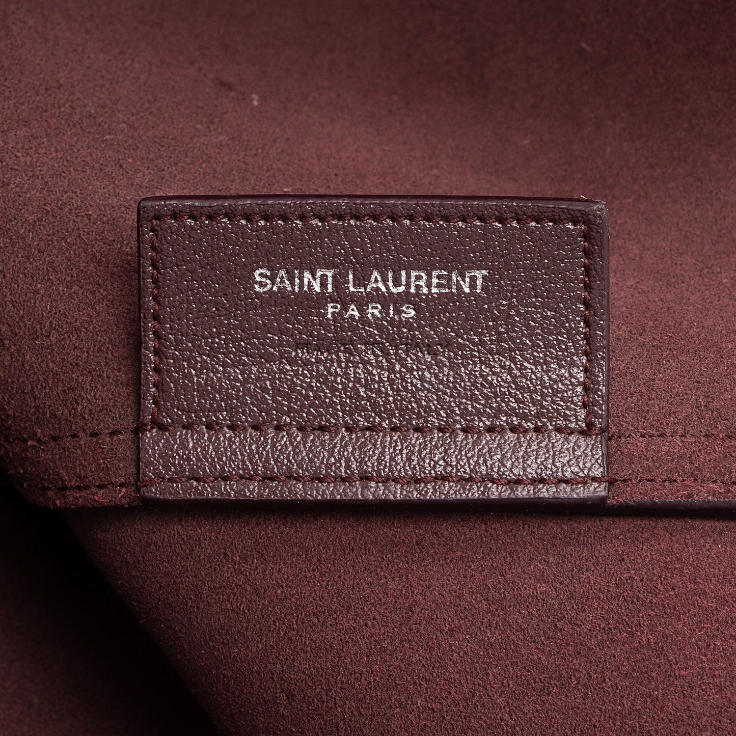 Saint Laurent Calfskin Fringe Large Shopping Tote h6dSh9