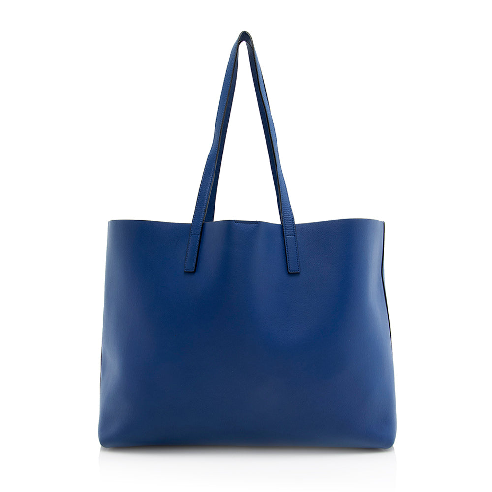 Saint Laurent Calfskin Large Shopping Tote 20468