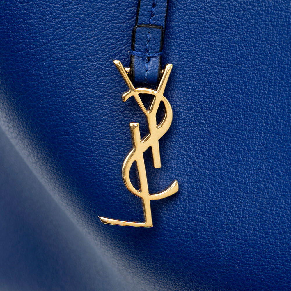 Saint Laurent Calfskin Large Shopping Tote 20468