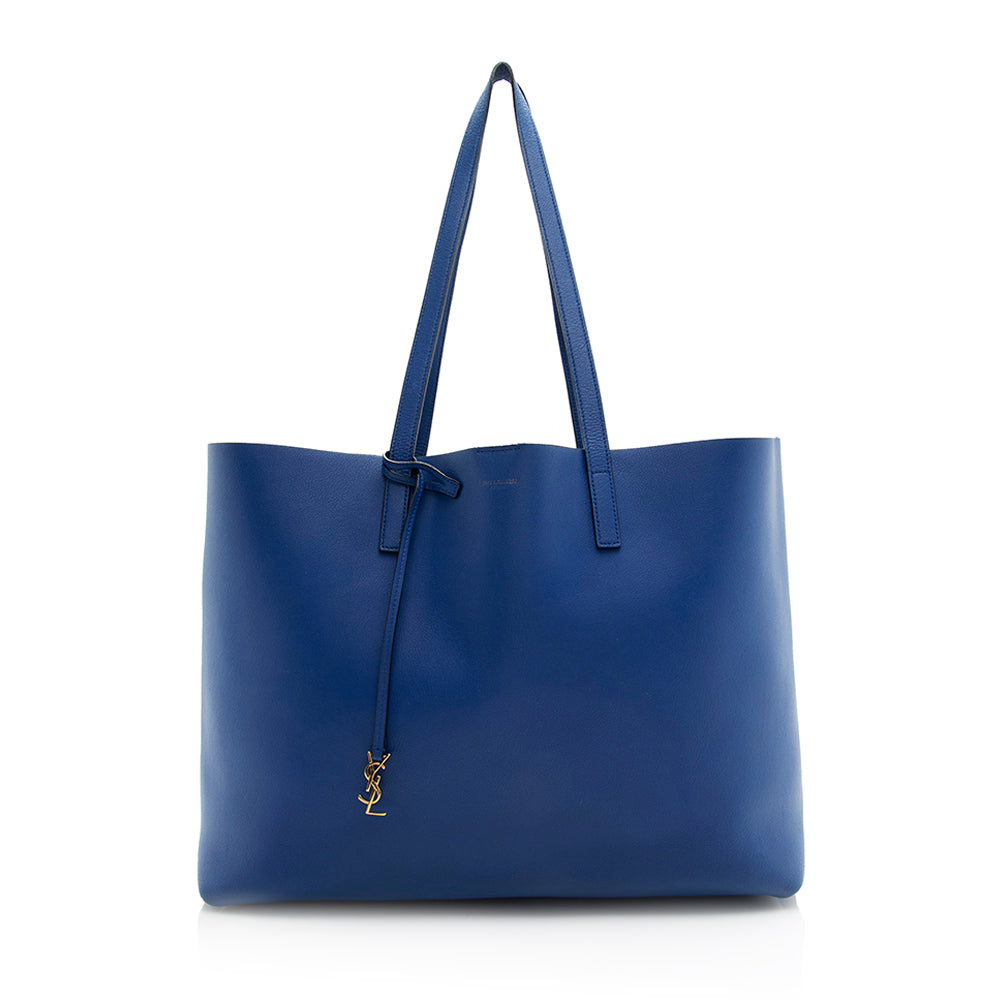 Saint Laurent Calfskin Large Shopping Tote 20468