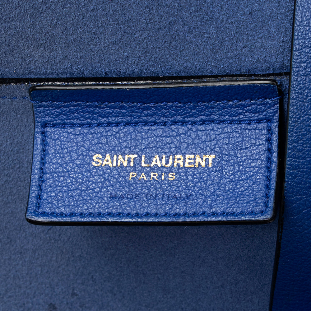 Saint Laurent Calfskin Large Shopping Tote 20468