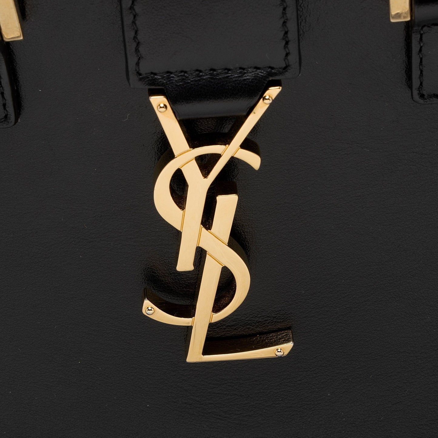 Saint Laurent Calfskin Monogram Baby Cabas Tote Emwqyt