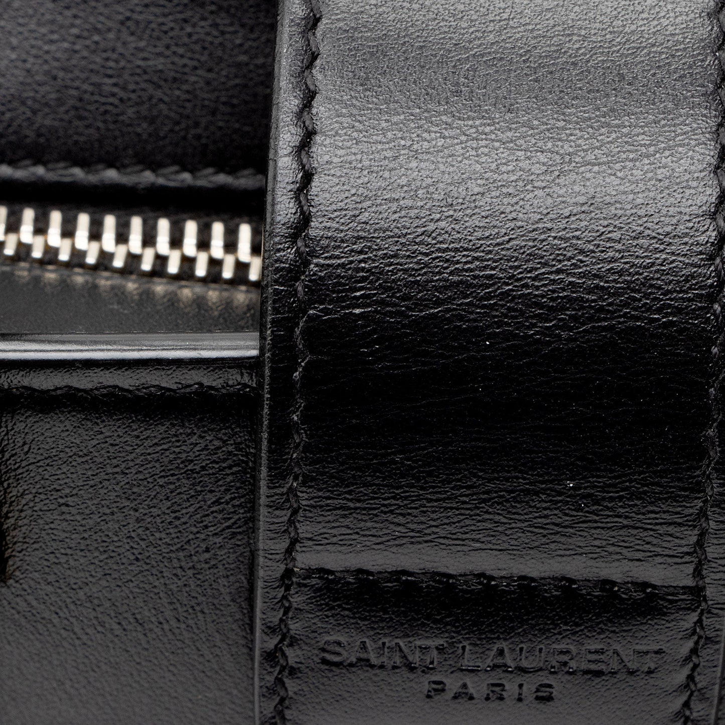 Saint Laurent Calfskin Monogram Baby Cabas Tote Emwqyt