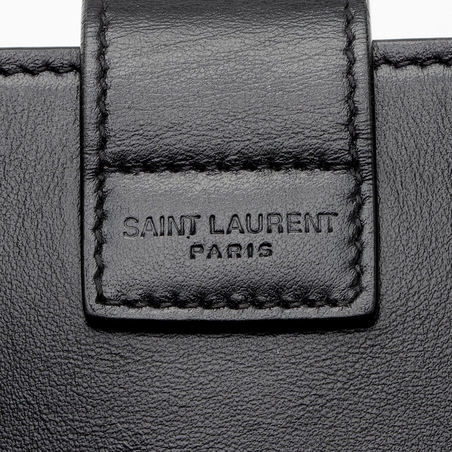 Saint Laurent Calfskin Monogram Baby Cabas Tote Emwqyt