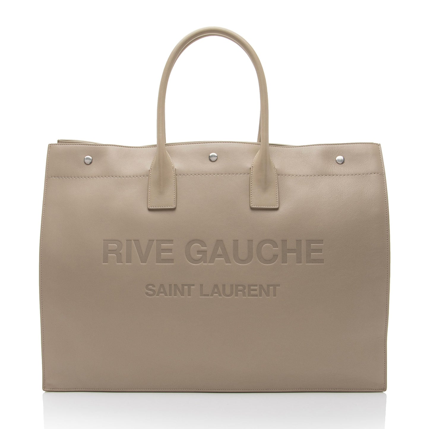 Saint Laurent Calfskin Rive Gauche Large Tote Dugo0W