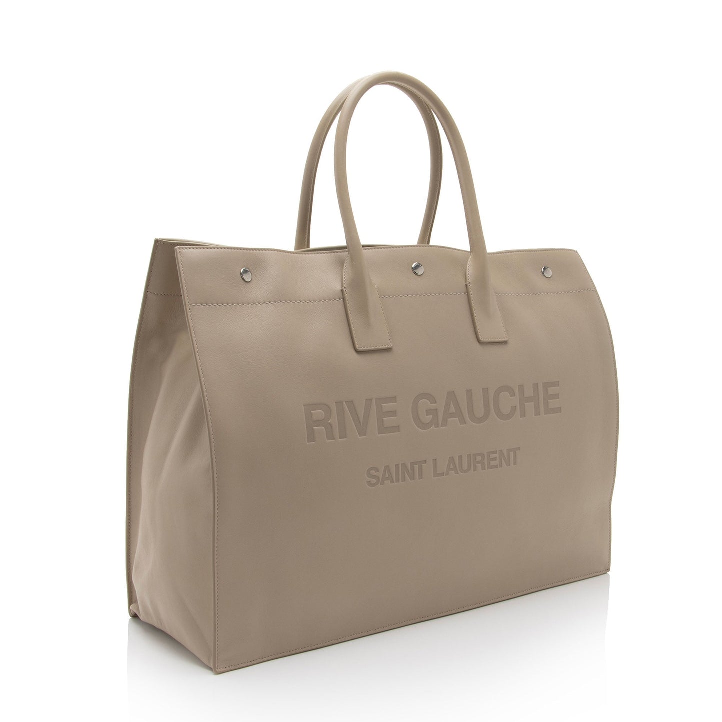 Saint Laurent Calfskin Rive Gauche Large Tote Dugo0W