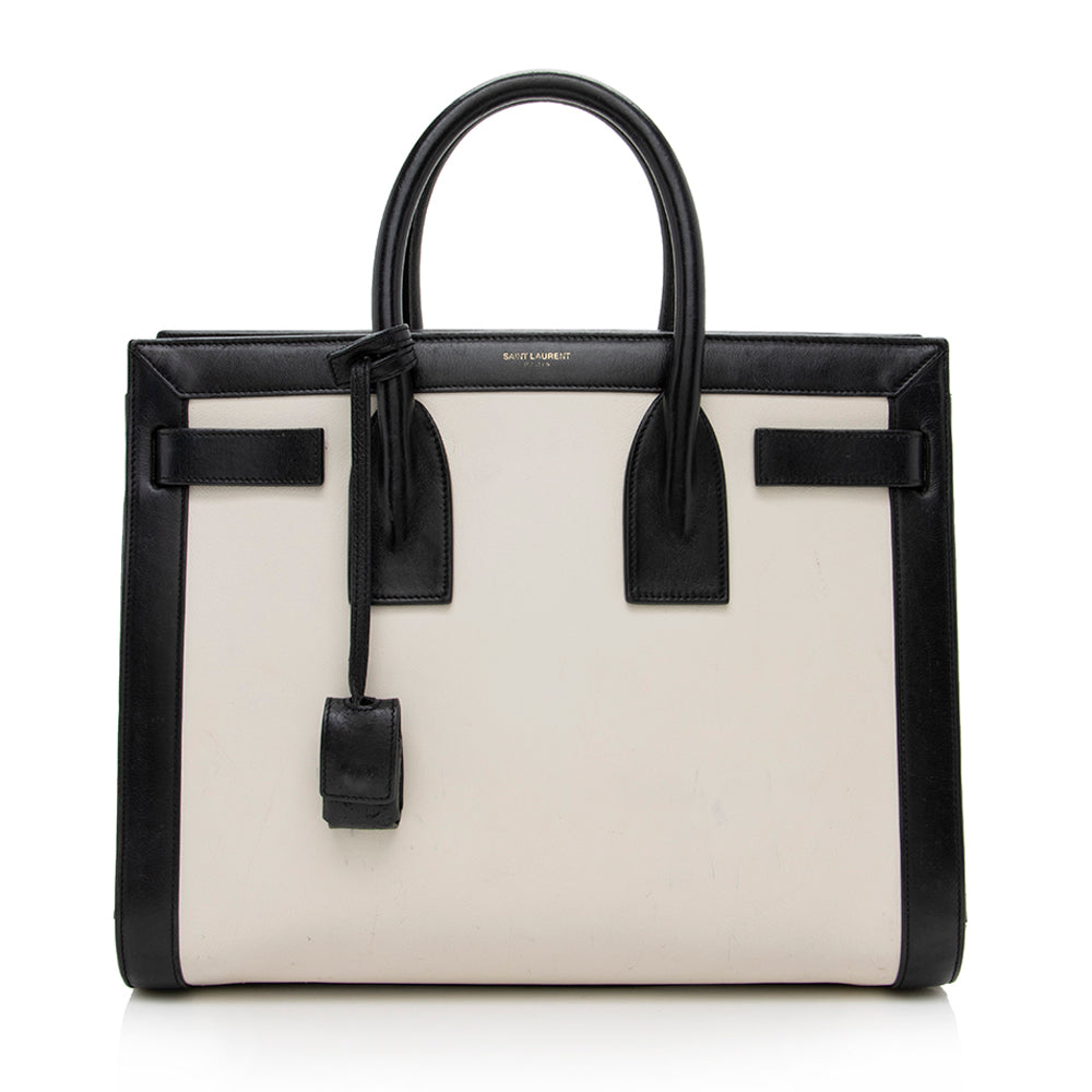 Saint Laurent Calfskin Sac De Jour Small Tote