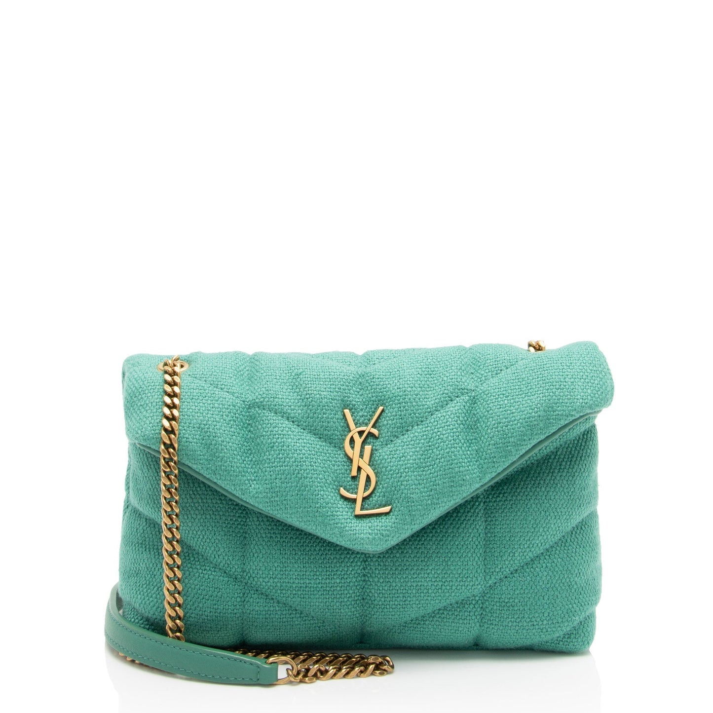 Saint Laurent Canvas Monogram Puffer LouLou Toy Shoulder Bag mJ1fT5