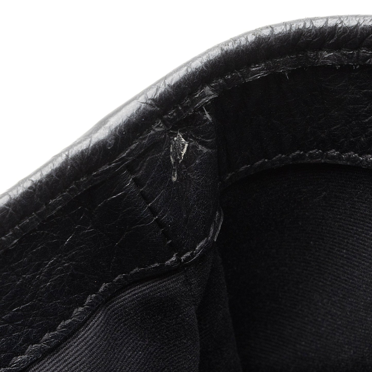 Saint Laurent Crinkled Calfskin Matte Black Monogram Niki Large Shoulder Bag eFW25Q