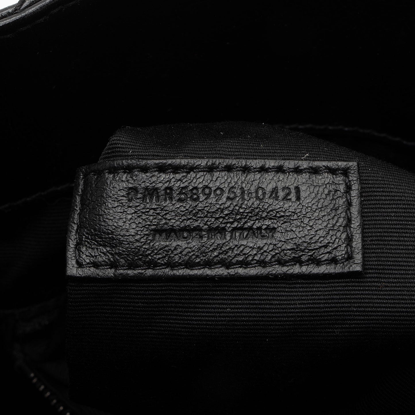 Saint Laurent Crinkled Calfskin Monogram Niki Medium Shopping Tote HoUdcp