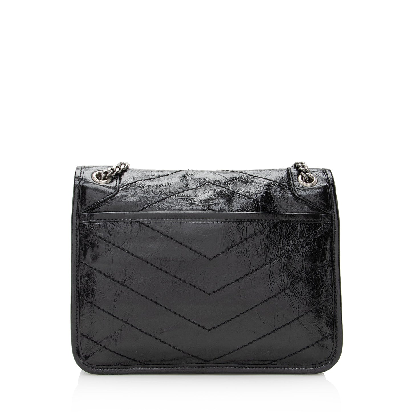 Saint Laurent Crinkled Calfskin Niki Baby Shoulder Bag 22402