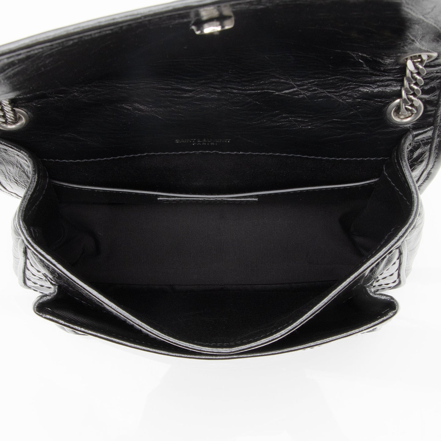 Saint Laurent Crinkled Calfskin Niki Baby Shoulder Bag 22402
