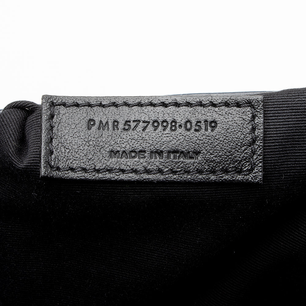 Saint Laurent Crinkled Calfskin Niki Large Shopping Tote 19423