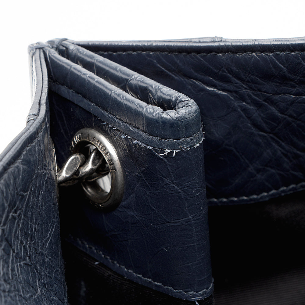 Saint Laurent Crinkled Calfskin Niki Large Shopping Tote 19423