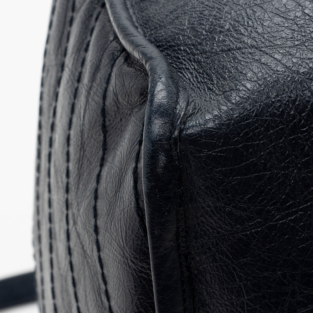 Saint Laurent Crinkled Calfskin Niki Large Shoulder Bag 14097