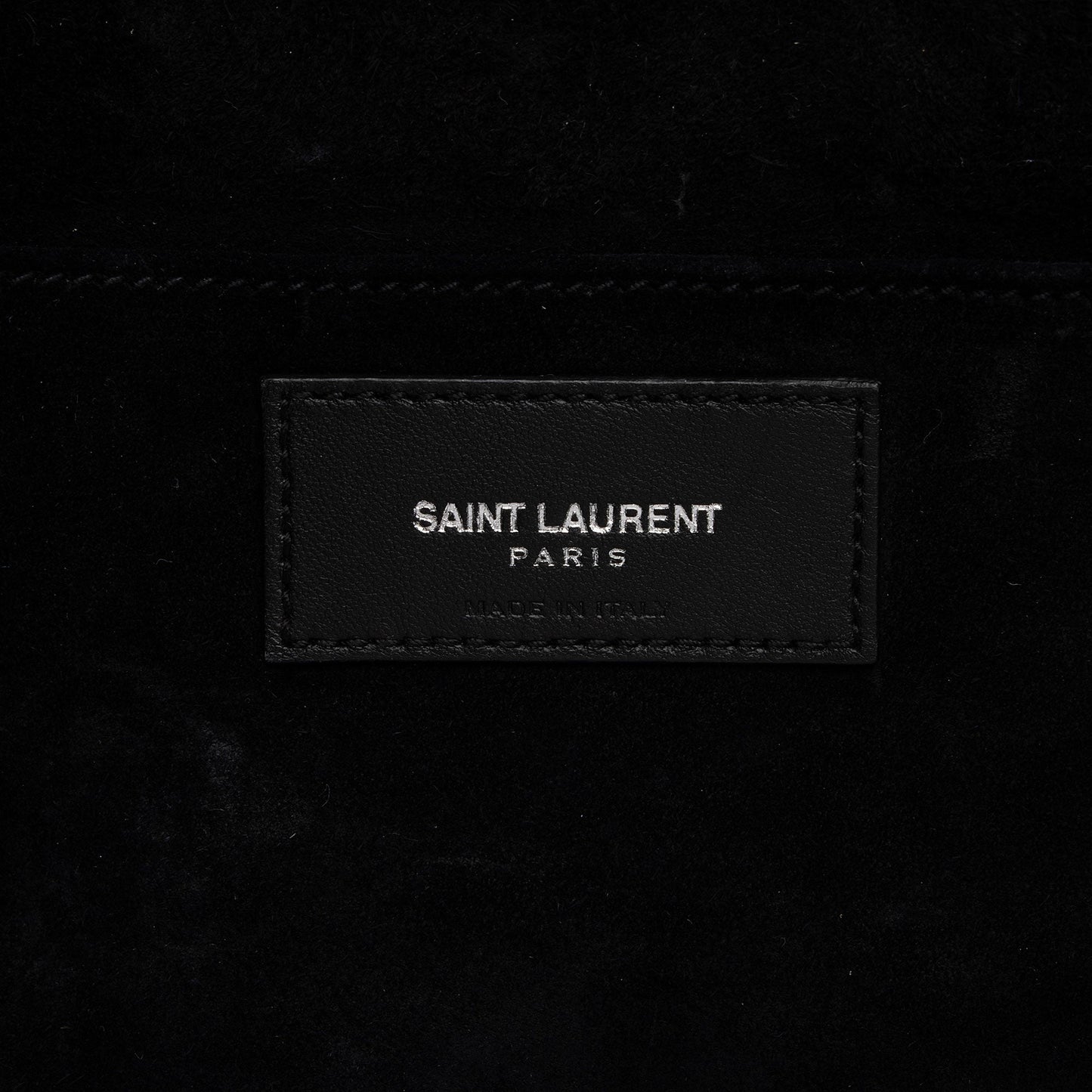 Saint Laurent Croc Embossed Leather Monogram Baby Cabas Tote QBG3Zi