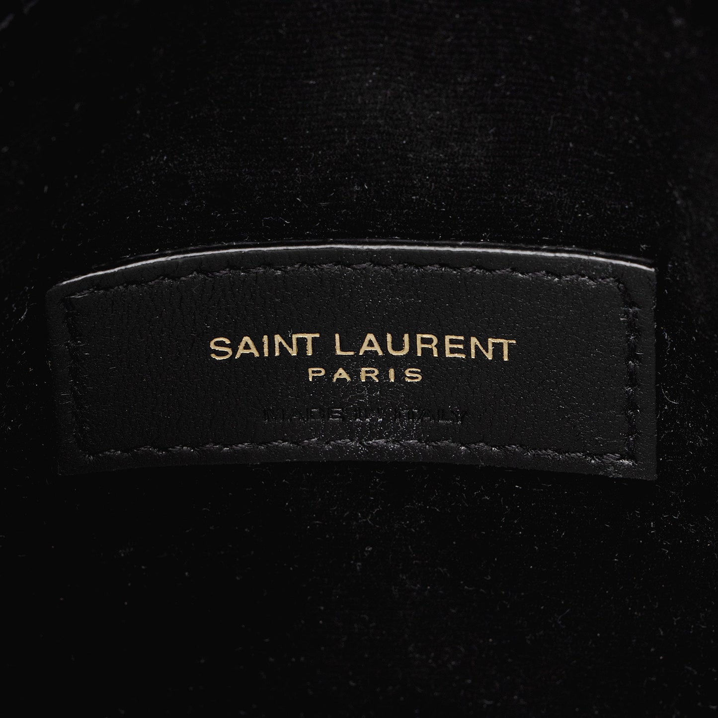 Saint Laurent Croc Embossed Leather Monogram Baby Uptown Clutch ZduBsW