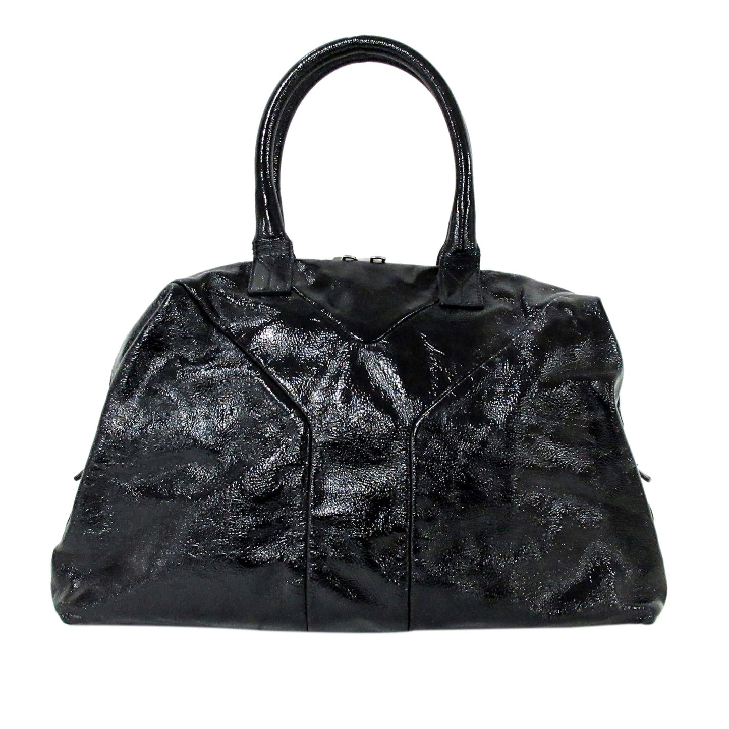 Saint Laurent Easy Y Patent Leather Tote Bag (SHG-33497