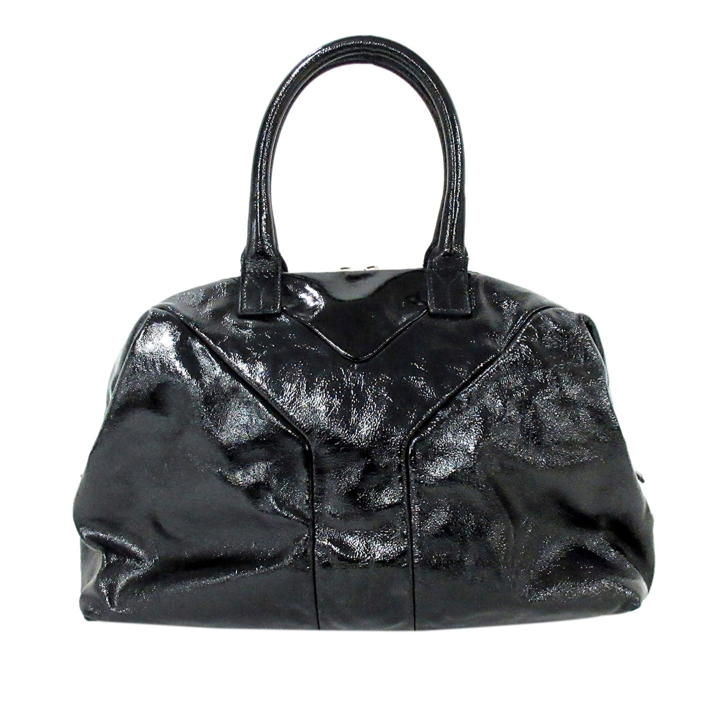 Saint Laurent Easy Y Patent Leather Tote Bag (SHG-33497