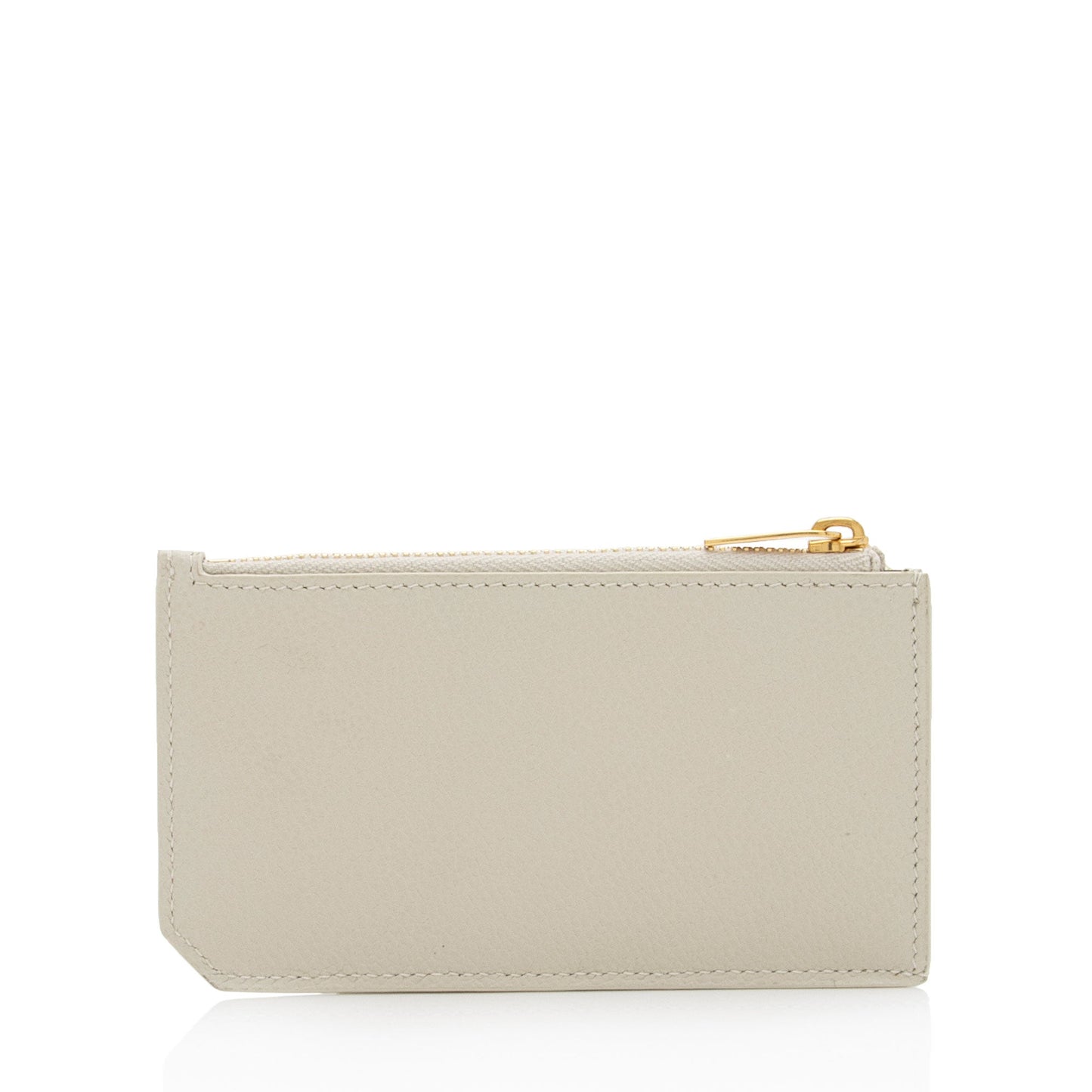Saint Laurent Grain de Poudre Fragments Zipper Card Case CE2v77