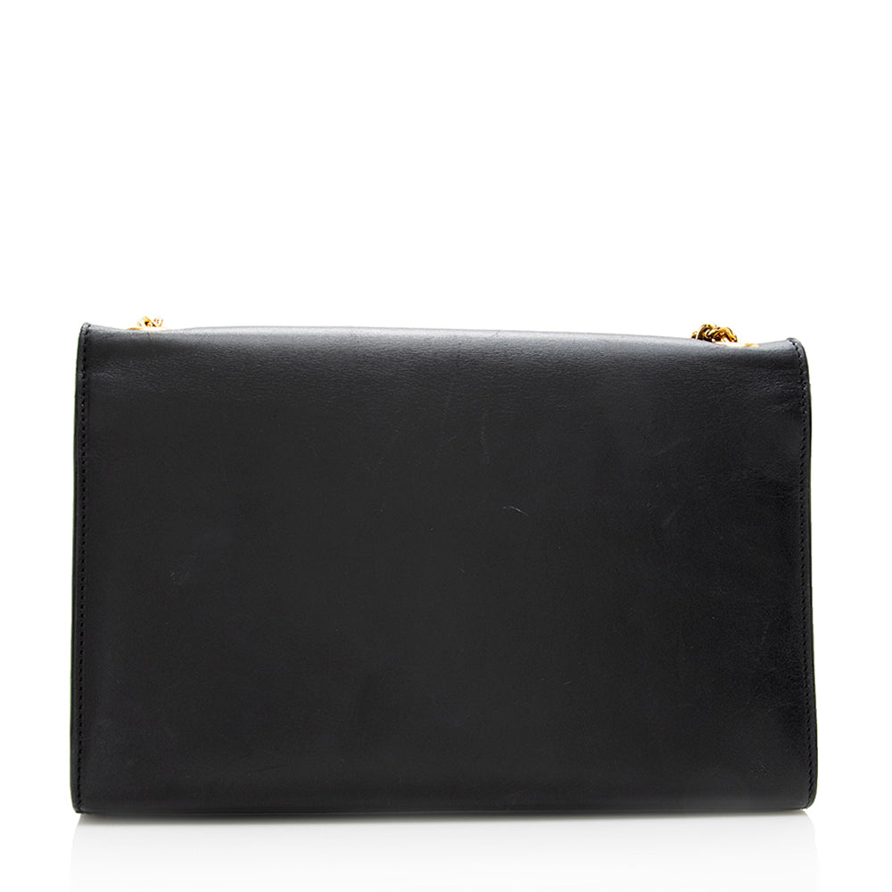 Saint Laurent Grain de Poudre Leather Monogram Kate Tassel Medium Shoulder Bag - FINAL SALE 18556