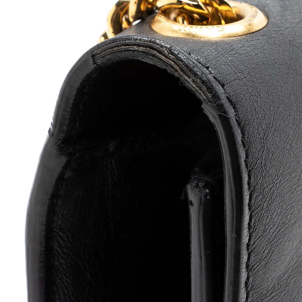 Saint Laurent Grain de Poudre Leather Monogram Kate Tassel Medium Shoulder Bag - FINAL SALE 18556