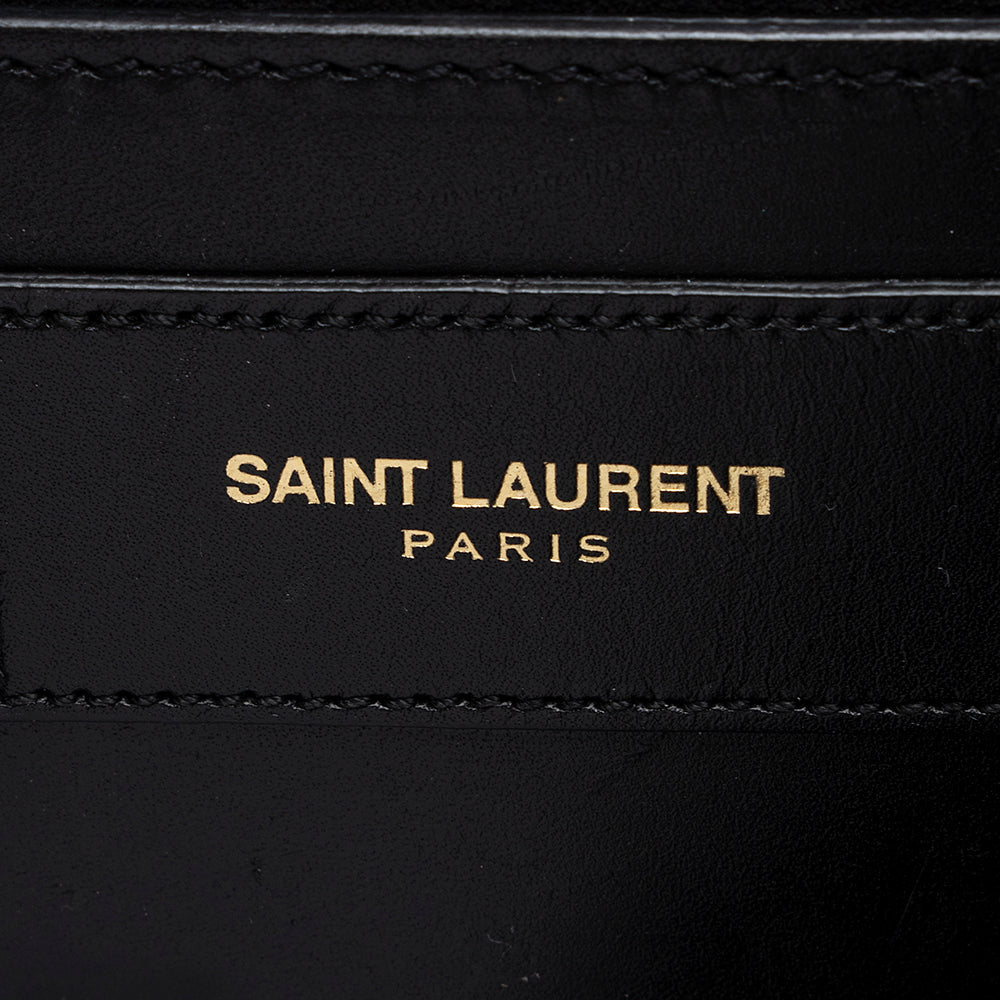 Saint Laurent Grain de Poudre Leather Monogram Kate Tassel Medium Shoulder Bag - FINAL SALE 18556