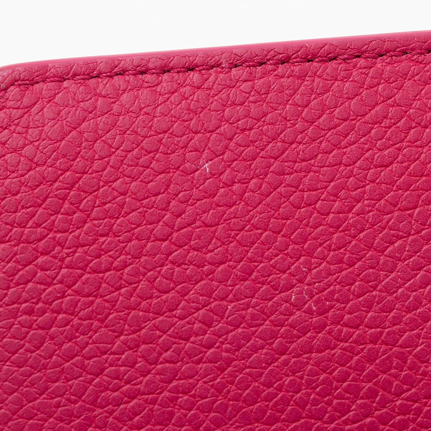 Saint Laurent Grained Leather Fragments Zipper Card Case 22472
