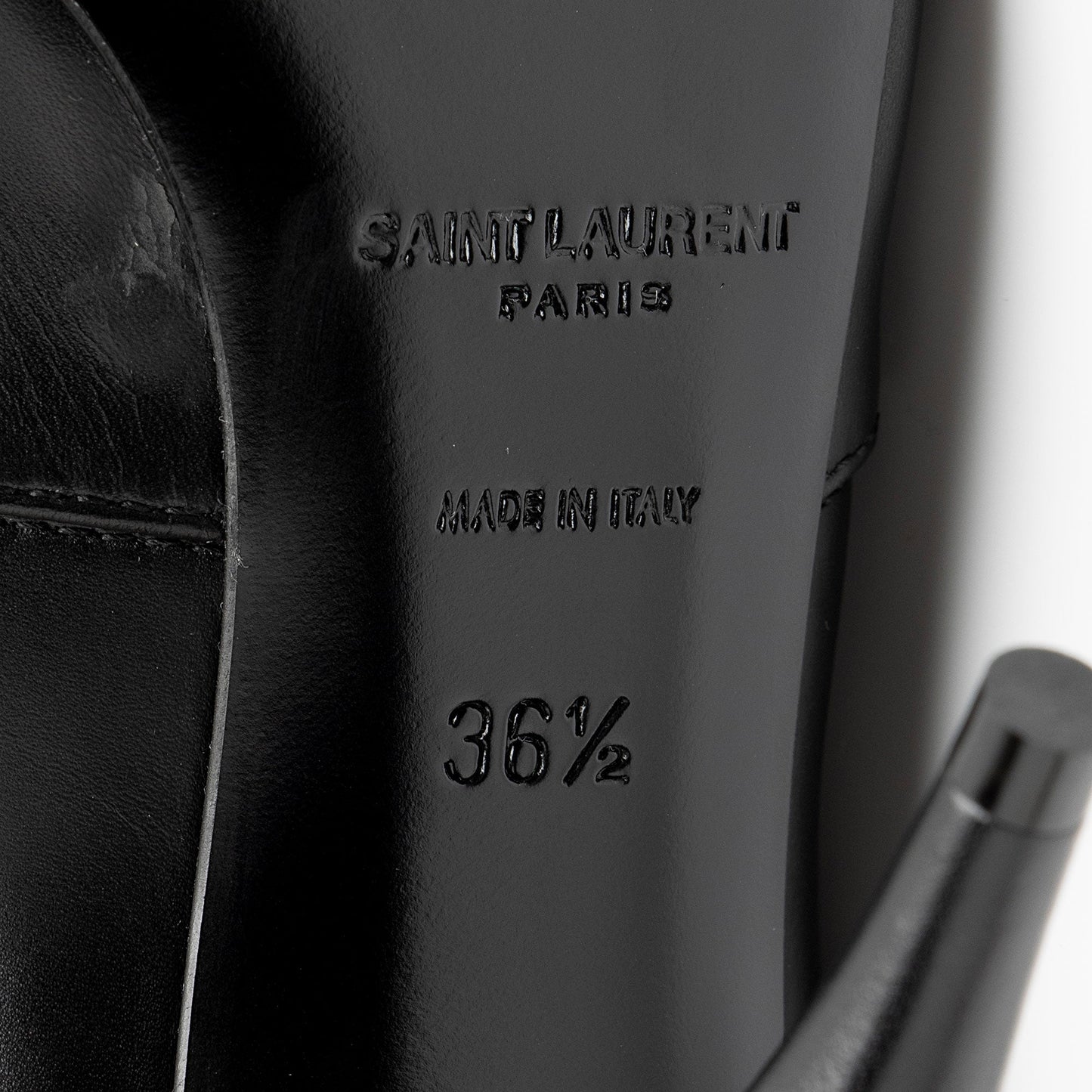 Saint Laurent Lambskin Koller Boots - Size 6.5 / 36.5 tuOmY5